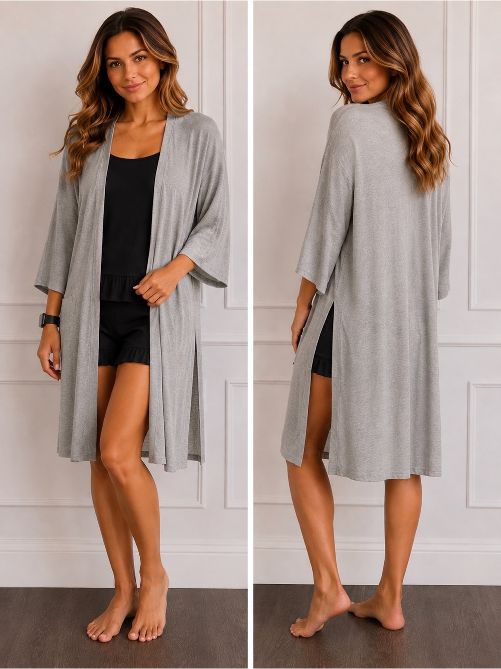 Lightweight Gray Cardigan